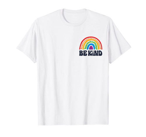 LGBTQ Be Kind Pocket Gay Pride LGBT Ally Rainbow Vintage T-Shirt
