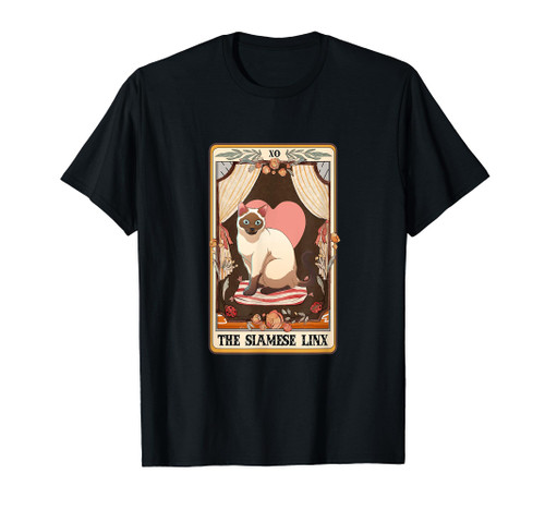 The Siamese Linx Tarot Card Lynx Point Siamese Cat Lover T-Shirt