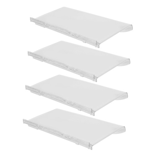 TIDTALEO 4pcs Shoe Rack Shelf Hook Shoe Shelves Sneaker Shelves Shoe Wall Display Clear Wall Shelves Floating Shoe Display Store Display Shelves Ledge Sports Shoes Plastic