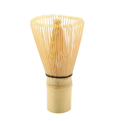 Fdit Bamboo Tea Whisk for Chasen Preparing Matcha Powder Brush Tool(100 Prongs)