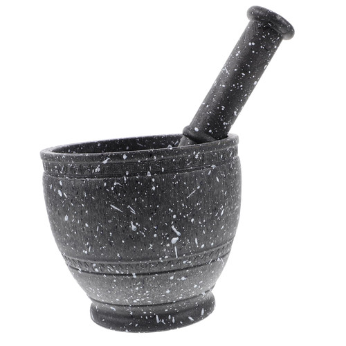 BESTOYARD 1 Set Crush Pot Pestle with Mortar Grinding Bowl for Home Household Mortar Household Grinding Bowl Pestle for Kitchen Mortar with Pestle Pestle Pp Garlic
