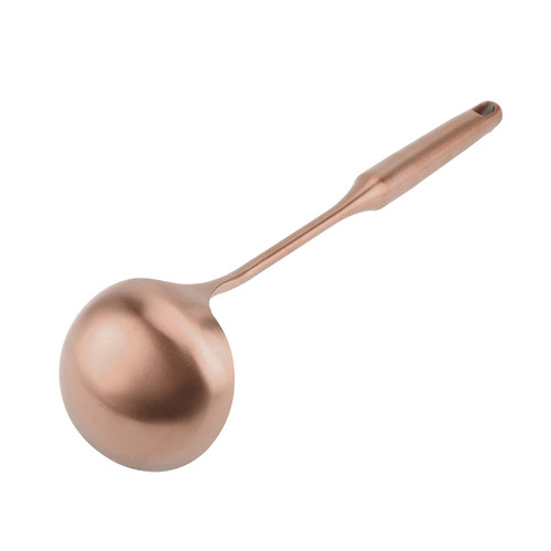 TOPINCN Big Soup Ladle with Stainless Steel Ladle Spoon Kitchen Spatula Turner for Cooking Big Soup Ladle Kitchen Spatula Turner Cooking Tool (Rose Gold)