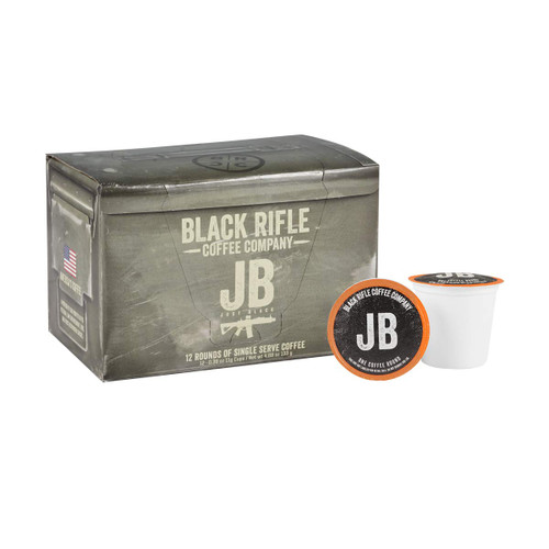 Black Rifle Coffee Company Just Black, Medium Roast Coffee Pods, 12 Single Serve Coffee Pods Black Rifle Coffee Company Just Black, Medium Roast Coffee Pods, 12 Single Serve Coffee Pods
