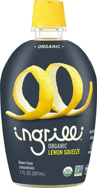 Ingrilli Organic Lemon Squeeze, 7 Fl Oz Bottle (Pack of 3)