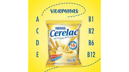 Nestle Cerelac 400 Grs - 1 Pack (Cerelac Venezuela) - Bebida en base a cereal (Trigo) / Instant wheat cereal beverage
