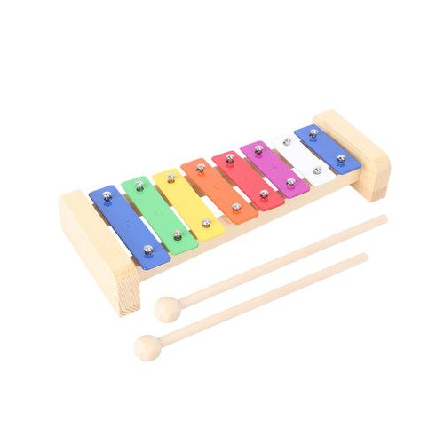 BESTonZON 1 Set Percussion Musical Toy for Kids Children Toys Kid Piano Keyboard Piano Xylophone Instrument Toy Xylophone Toy Xylophone Percussion Toy Wood Toy Toddler Wooden Carillon
