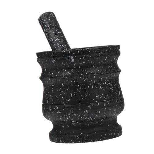 HOMSFOU 1 Set Garlic Masher Mortar Huge Mortar Vintage Mortar and Pestle Mortar Pestle Wood Garlic Plastic Ginger Mortar Crusher Bowl Pill Seasoning Bowl Baby Household