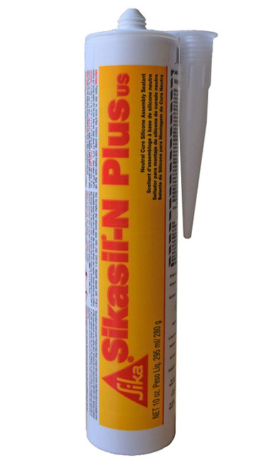 Sikasil N-Plus White Silicone Sealant/Caulk 10.1 fl. oz. Cartridge