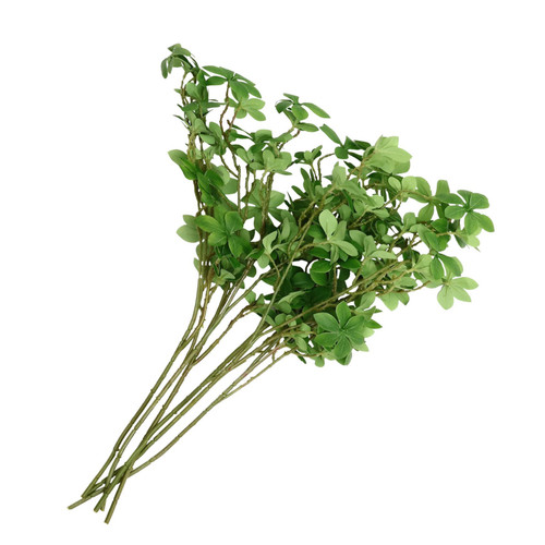 BESPORTBLE 6pcs Artificial Green Plants Green Leaves Stems Flower Arrangement Plants Fake Flower Arrangements Artificial Indoor Plants Simulated Plant Adornment Fake Branch Silk Flower Touch