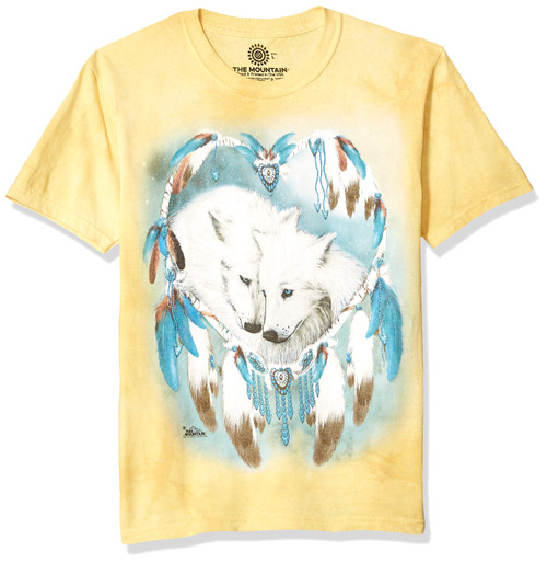 The Mountain Wolf Heart Child T-Shirt, Yellow, Medium The Mountain Wolf Heart Child T-Shirt, Yellow, Medium