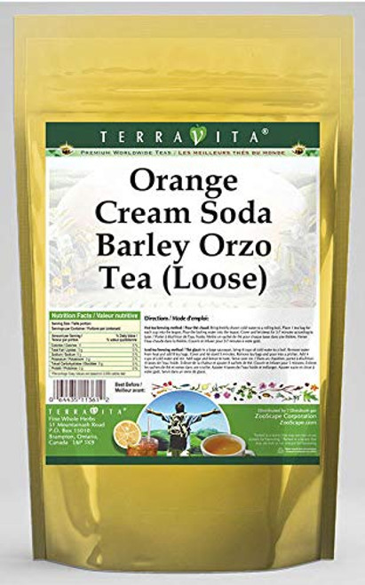 Orange Cream Soda Barley Orzo Tea (Loose) (4 oz, ZIN: 561728) Orange Cream Soda Barley Orzo Tea (Loose) (4 oz, ZIN: 561728)