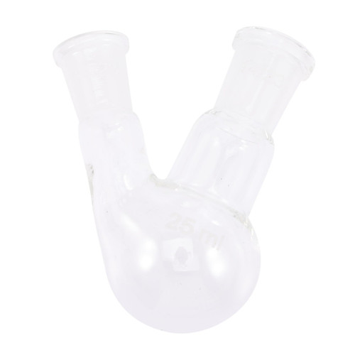 FELTECHELECTR Two-Neck Flask Lab Filtering Flasks Graduated Flasks Laboratory Flask Erlenmeyer Flask Beaker Flasks Narrow Mouth Flask 2- Neck Flask Graduated Bottle Thick Wall Glass