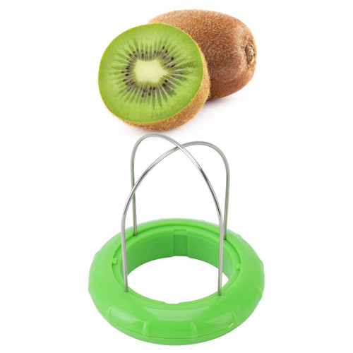 Kiwi Slicer Tool, Portable 2 In 1 Kiwi Fruit Peeler Kiwi Fruit Peeler, Stainless Steel Kiwi Fruit Peeler with Easy Grip Handle