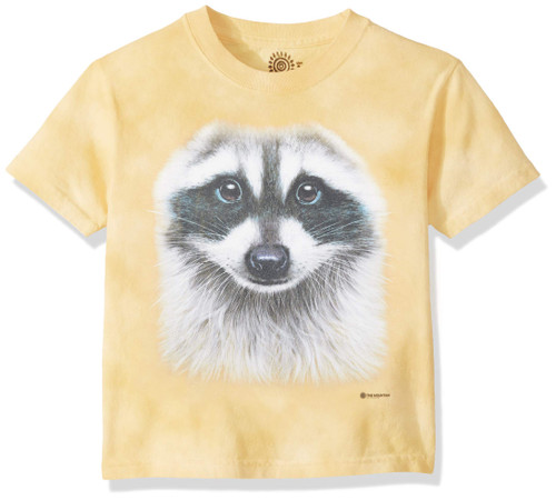 The Mountain Unisex-Adult's Raccoon Face, Yellow, Medium The Mountain Unisex-Adult's Raccoon Face, Yellow, Medium