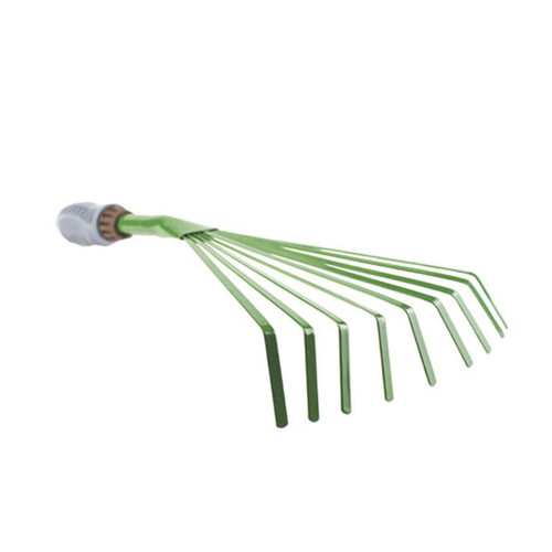 Sosoport 2pcs Grass Rake Leaf Rake Tools Gardeners Claw Shrub Rake Gardeners Tine Cultivator Rake Garden Tool 9 Tine Garden Rake Fan Rake Pet Garden Metal Rakes Clean Garden Tools