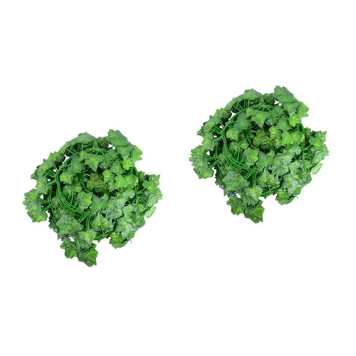 Luxshiny 12 Pcs Artificial Rattan Leaves Artificial Ivy Stems Artificial Ivy Garland Artificial Greenery Ivy Vine Green Leaves Stems Plants Artificial Leave Fabric Branch Imitation Rattan