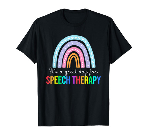 Speech Language Pathologist Rainbow Speech Therapy SLP Women T-Shirt