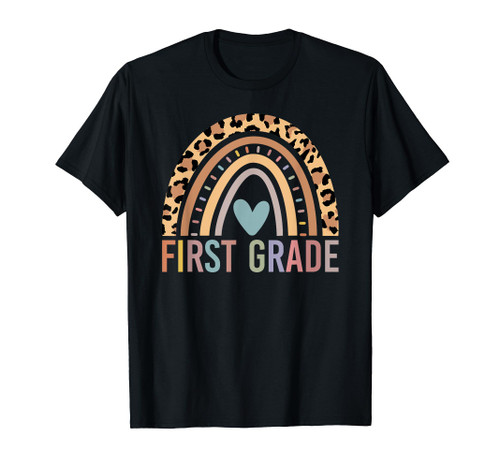 First Grade Rainbow Girls Boys Teacher Team 1st Grade Squad T-Shirt First Grade Rainbow Girls Boys Teacher Team 1st Grade Squad T-Shirt