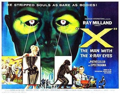 X - The Man with X-Ray Eyes - 1963 - Movie Poster Magnet