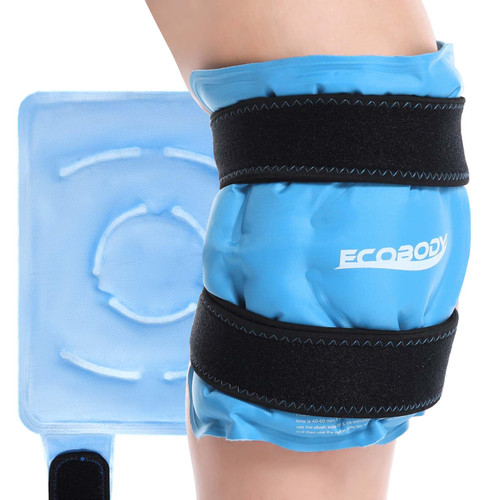 Knee Ice Pack for Injuries Reusable Gel Cold Pack with Cold Compress, Flexible Ice Pack Wrap for Knee Pain Relief, Arthritis, Tendonitis, Meniscus Tear, ACL, Swelling, Knee Surgery Knee Ice Pack for Injuries Reusable Gel Cold Pack with Cold Compress, Flexible Ice Pack Wrap for Knee Pain Relief, Arthritis, Tendonitis, Meniscus Tear, ACL, Swelling, Knee Surgery