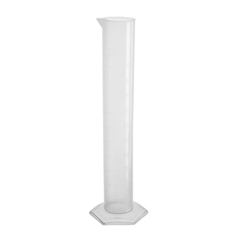 Aicosineg 16.91oz Measuring Cups Measuring Graduated Cylinder 500ml Lab Cylinders Plastic Graduated Cylinder Scale Cups Measuring Cylinder with Pour Spout and Hex Base for Science Lab Test Tube