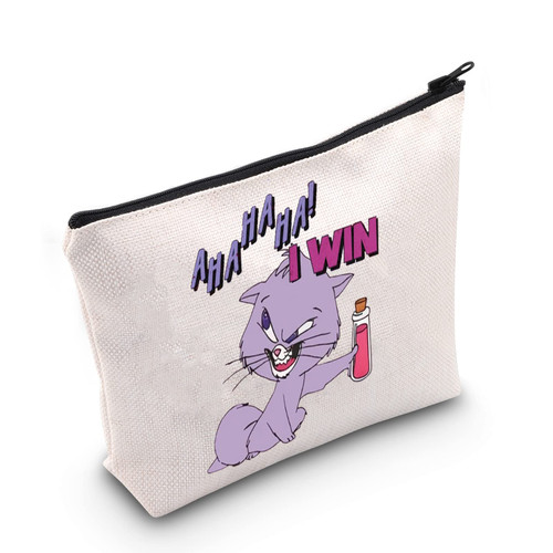 TSOTMO Emperors Movie Merchandise Gift Yzma Cat With Potion Cosmetic Bag For Movie Fans Llama Poison Bag Villain Poison Gift (I WIN) TSOTMO Emperors Movie Merchandise Gift Yzma Cat With Potion Cosmetic Bag For Movie Fans Llama Poison Bag Villain Poison Gift (I WIN)