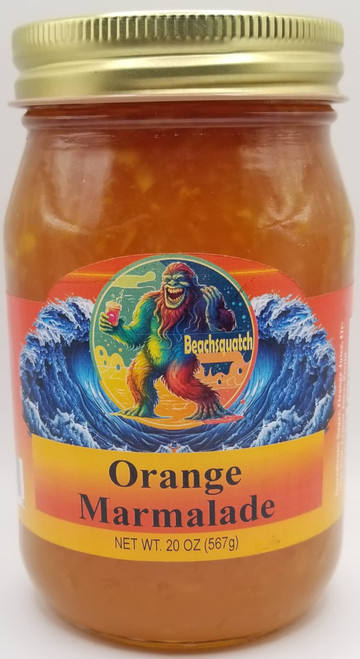 Beachsquatch Orange Marmalade Jam, 20 ounce jar