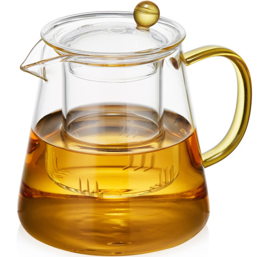 Unbreakable Glass Teapot 20.3OZ/600ML Glass Tea pot with Removable Infuser Heat Resistent Borosilicate Glass for Gas Stovetop Safe,Clear Teapot for Blooming and Loose Leaf Tea Maker Unbreakable Glass Teapot 20.3OZ/600ML Glass Tea pot with Removable Infuser Heat Resistent Borosilicate Glass for Gas Stovetop Safe,Clear Teapot for Blooming and Loose Leaf Tea Maker