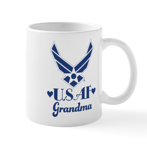 CafePress USAF Air Force Grandma Mugs 11 oz (325 ml) Ceramic Coffee Mug