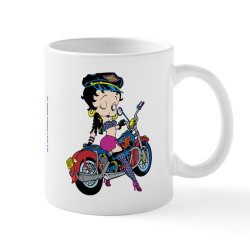 CafePress Betty Boop Biker Babe 11 oz (325 ml) Ceramic Coffee Mug