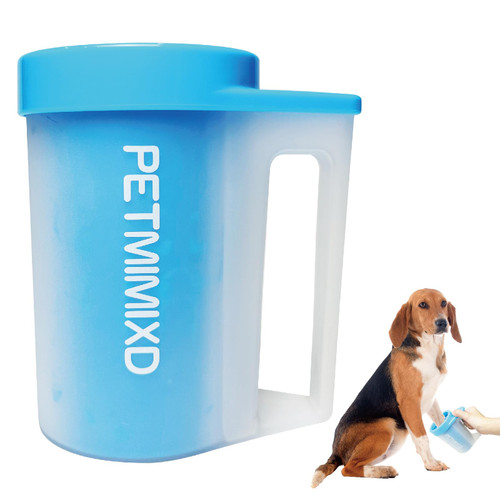 PETMIMIXD Dog Paw Cleaner for Dogs with Handle,Dog Paw Washer,Portable Pet Foot Cleaner, Medium, Blue PETMIMIXD Dog Paw Cleaner for Dogs with Handle,Dog Paw Washer,Portable Pet Foot Cleaner, Medium, Blue