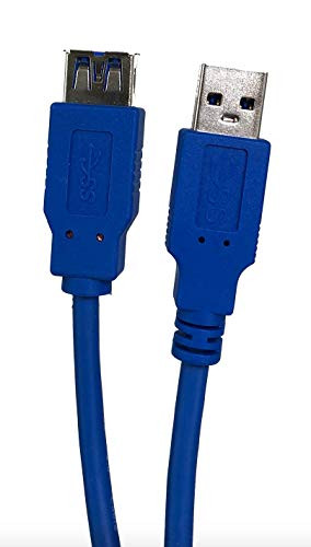 Micro Connectors E07-303AMF-BL 3 Feet Superspeed USB 3.0 Extension Cable Type A Male To Female