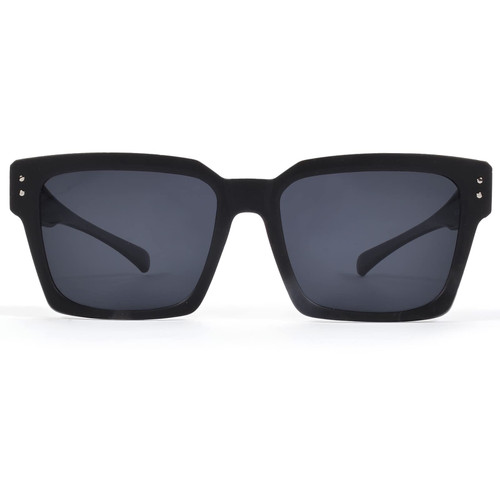 PSI Fit Over Glasses Sunglasses For Women Men, Polarized UV Protection, Fitover Prescription Glasses, Black