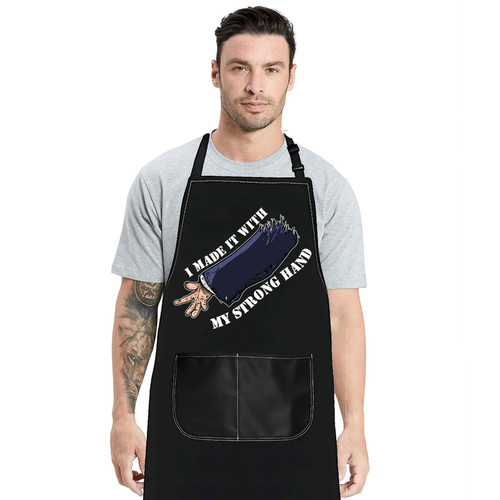 JNIAP Strong Hand Apron Horror Movie Kitchen Apron I Made It With My Strong Hand Horror Movie Lover Apron (Strong Hand) JNIAP Strong Hand Apron Horror Movie Kitchen Apron I Made It With My Strong Hand Horror Movie Lover Apron (Strong Hand)