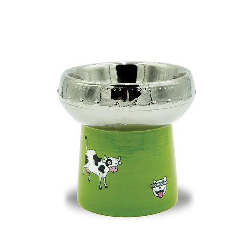 BigMouth Inc UFO Elevated Cat Bowl - Raised Cat Bowl for Cat, Small Dog - Ceramic Food Bowls - Lifted Pet Feeding Bowl - Water Bowl BigMouth Inc UFO Elevated Cat Bowl - Raised Cat Bowl for Cat, Small Dog - Ceramic Food Bowls - Lifted Pet Feeding Bowl - Water Bowl