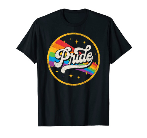 LGBTQ Gay Pride Vintage Ally Rainbow Lesbian Bisexual Trans T-Shirt