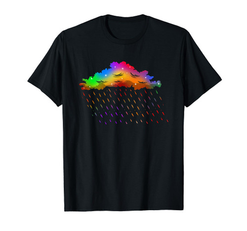 Raining Rainbow Cloud Rain T-Shirt