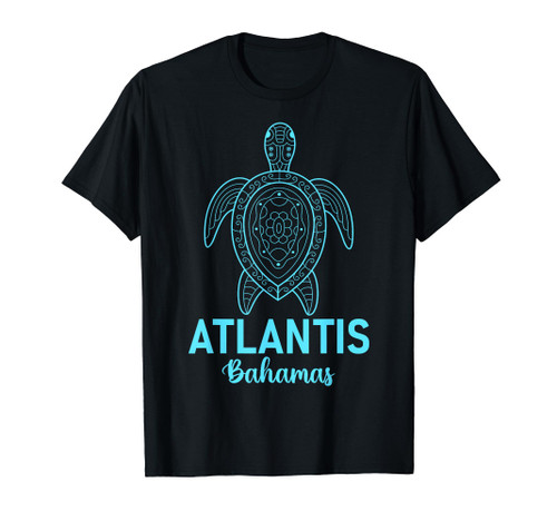 Sunshine Summer Vibes Sea Turtle Bahamas Atlantis Beach T-Shirt