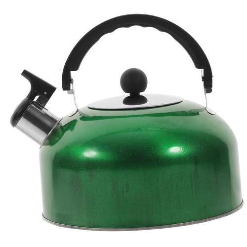 PRETYZOOM 1pc Chirping Kettle Coffee Milk Pot Stovetop Whistling Teapot Stainless Steel Coffee Pot Stainless Steel Kettle Stainless Steel Tea Pots Coffee Maker China Plastic Enamel