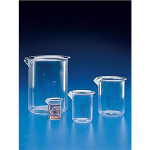 Globe Scientific 601723-1 Polymethylpentene Griffin Style Low Form Beaker, Printed Graduations, 250mL Capacity Globe Scientific 601723-1 Polymethylpentene Griffin Style Low Form Beaker, Printed Graduations, 250mL Capacity