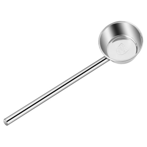 CIYODO Long Handle Water Spoon Soup Ladle Water Ladle Large Ladle Soup Scoop Spoon for Water Stainless Steel Dipper Metal Ladle Multipurpose Watering Spoon 304 Stainless Steel