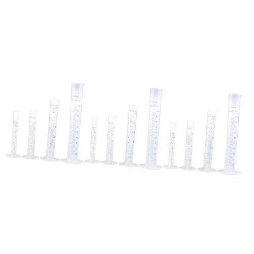Abaodam 12 Pcs Test Tube Flask Liquid Measuring Tools Graduated Measuring Cylinder Glass Measuring Cylinder Graduated Cylinder Glass Test Tubes Cups Glass Lab Tubes Child Mix Hydrometer