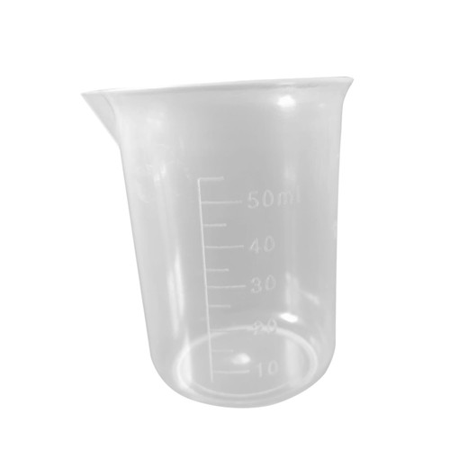SHOWERORO 50pcs Silicone Measuring Cups Kitchen Measuring Cup Measuring Cup Measurements Multipurpose Mixing Cups Measuring Cups Paint Mixing Ml Measuring Cup Pp White Beaker re-usable