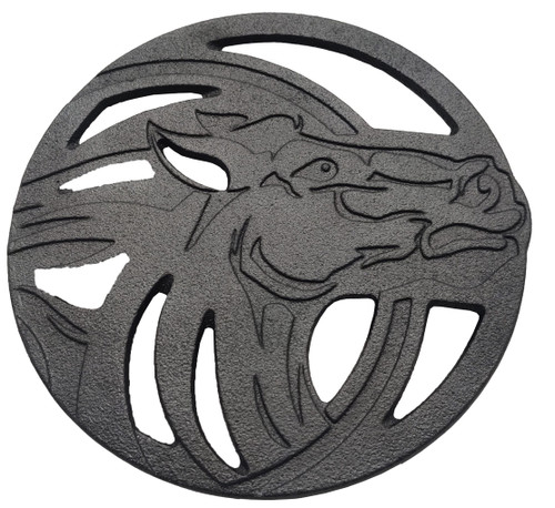 King Kooker CI8HT Pre-Seasoned Cast Iron Horse Trivet
