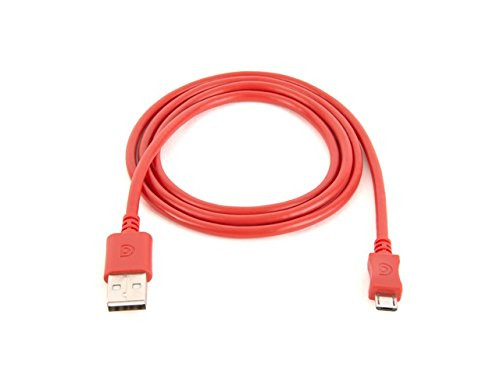 Griffin 3 ft Micro-USB Charge/Sync Cable, Red - USB to micro-USB charge cable