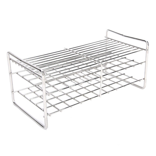 Tube Holder, Test Tube Rack, Metal Test Tube Rack Hole 50 Holes Lab Test Tube Rack Holder Small Hole Tube Holder Laboratory Equipment