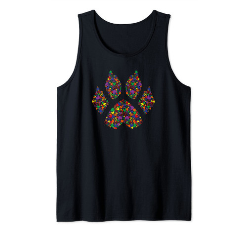 Miraculous Ladybug Rainbow Collection Cat Noir Paw Tank Top