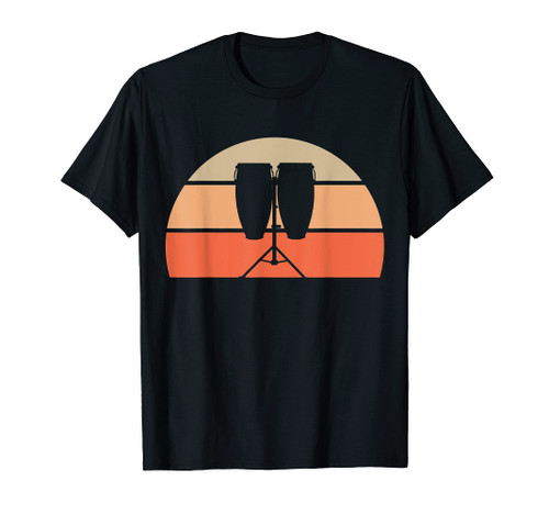 Conga Drums Retro Gift for Conga Players T-Shirt