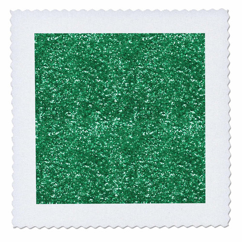 3dRose Image of an Abstract Glittering Surface of Green and White... - Quilt Squares (qs_355738_7) 3dRose Image of an Abstract Glittering Surface of Green and White... - Quilt Squares (qs_355738_7)