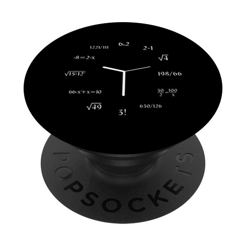 Math Formula Math Meme Math Joke Mathematician Math Clock PopSockets Swappable PopGrip